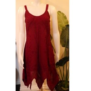 Holy Clothing Bohemian Asymmetrical Dress NWT Med